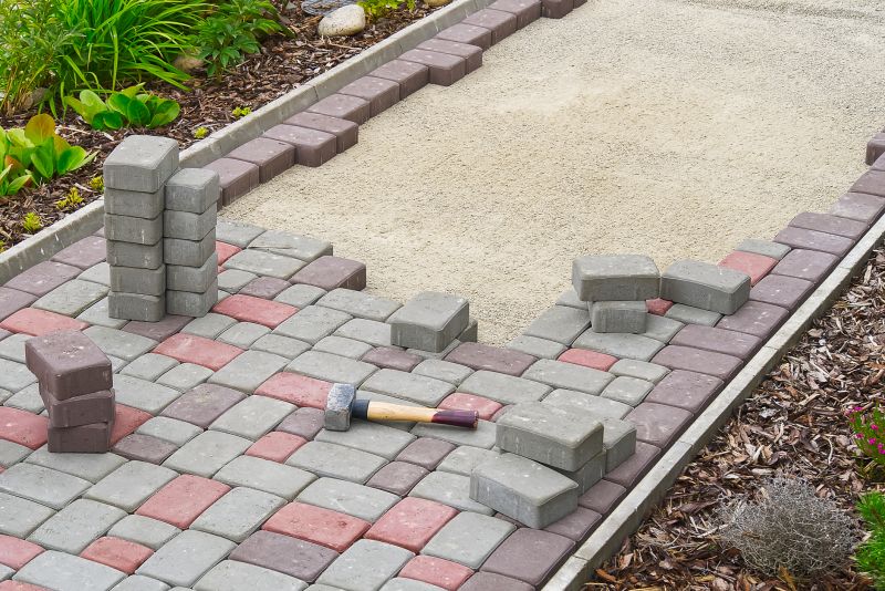Brick Hardscaping Installation detail